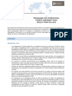 Informe Pisa Colombia 2019 PDF