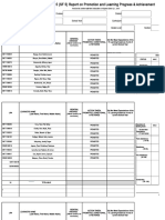 School Form 5 Report On Promotion and Learning Progress Achievement