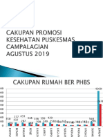 Laporan Cakupan Promkes Agustus 2019