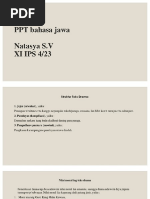 Drama Bahasa Jawa Pdf