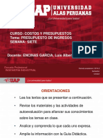 Presupuesto de Ingreso