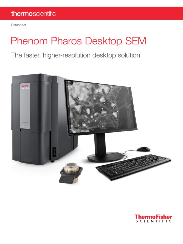 Phenom Desktop Pharos | PDF | Scanning Electron Microscope | Energy ...