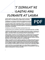 Bakit Isinulat Ni Balagtas Ang Florante at Laura