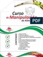 CURSO MANIPULACION DE ALIMENTOS Introducción