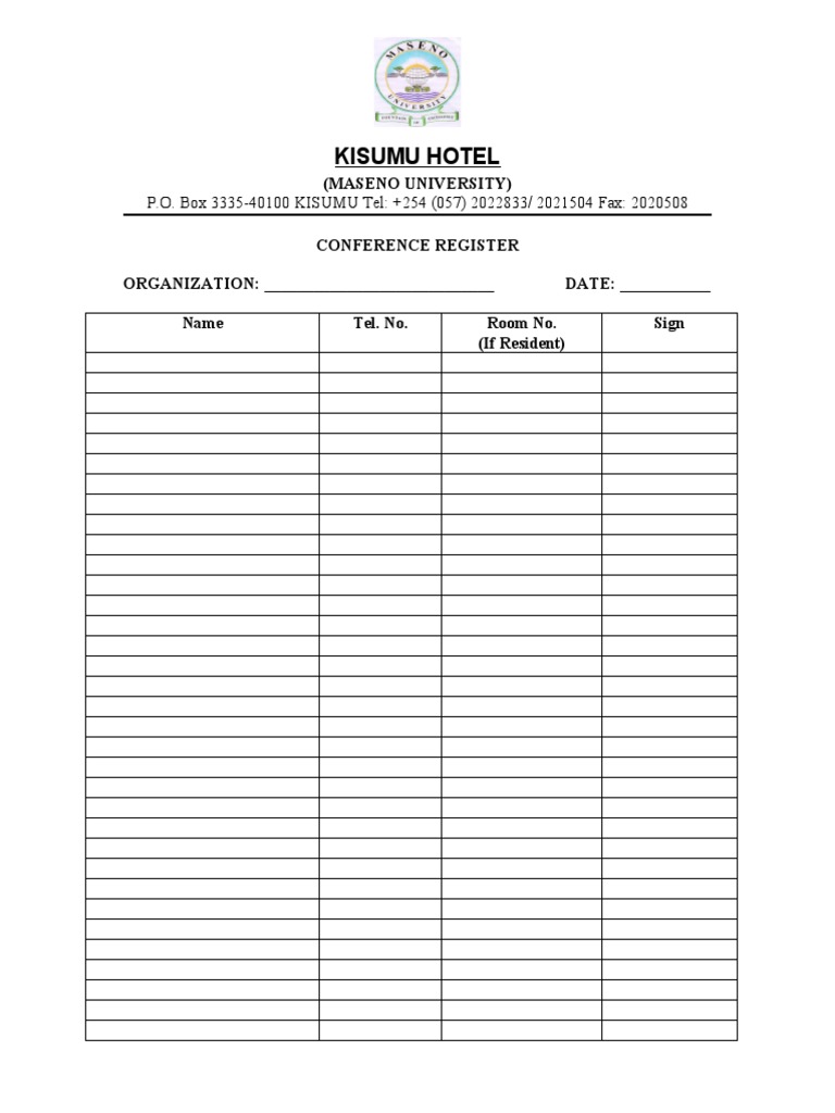 Conference Register | PDF