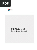 DNN Platform 8 0 1 Super User Manual