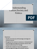 Understanding Culture,Society and Politics 3