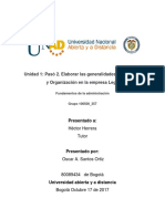 Mapa Conceptual Generalidades de La Administracion