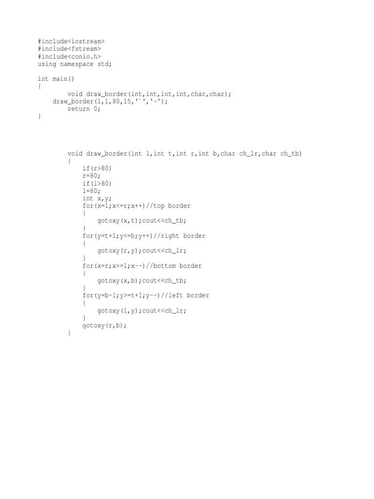 Drawborderfnx | PDF