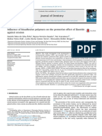 Inﬂuence of bioadhesive polymers on the protective effect of ﬂuoride