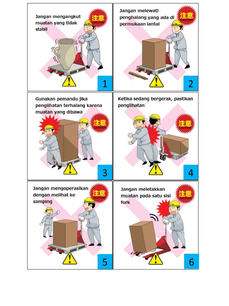 Panduan Aman Menggunakan Hand Pallet | PDF