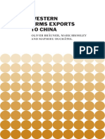 Sipri Policy Paper - Western Arms Exports To China by Oliver Bräuner, Mark Bromley and Mathieu Duchâtel PDF