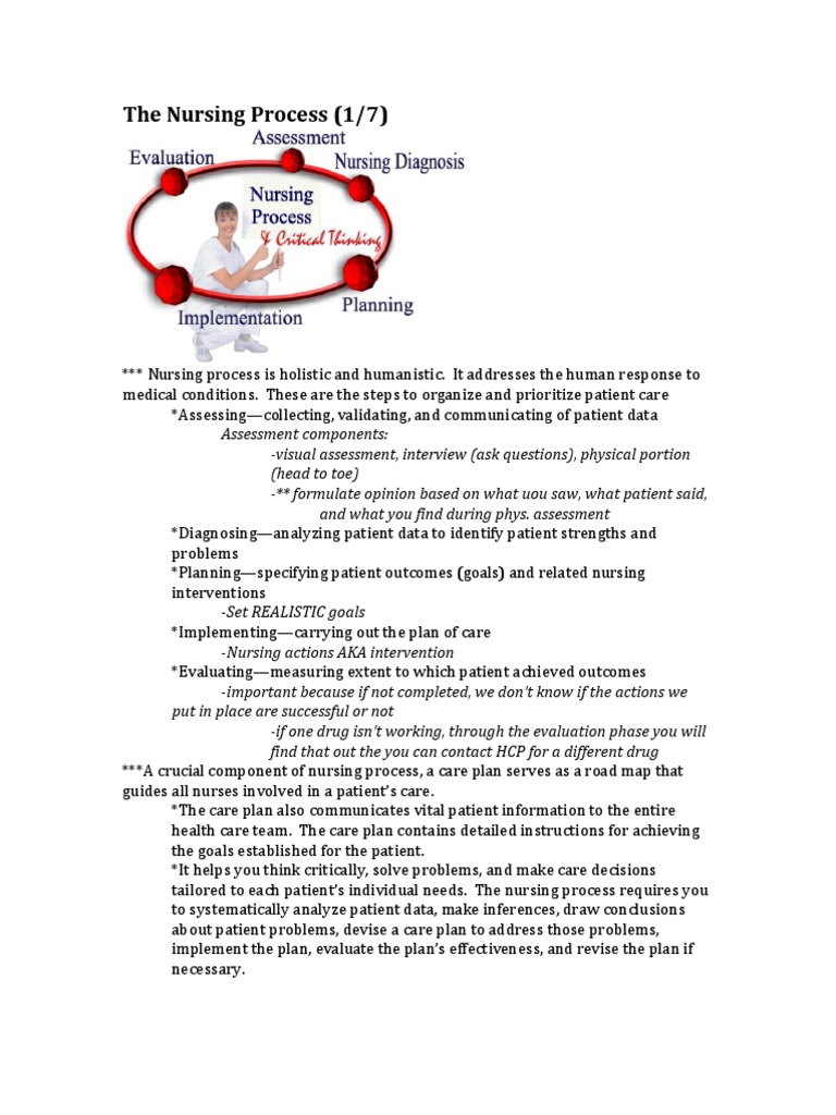 Understanding the Nursing Process | PDF | Health Care | Medical Diagnosis