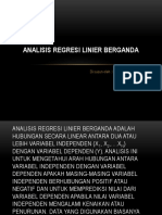 Analisis Regresi Linier Berganda