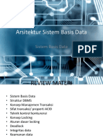 Arsitektur Sistem Basis Data
