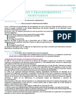 Procesos y Procedimientos Tributarios