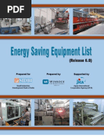 Energy Saving Equipment List (Release - 6 0) - Final