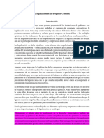 La Legalización de Las Drogas en Colombia