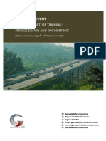 Run Down - 5th Infrastructure Training (Bridge Design and Engineering)