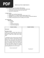 Grade 1 Problem-Solution Lesson Plan | PDF | Lesson Plan | Learning