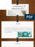 3.4. Competencias de auditores de SGC