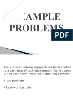 Example Problems