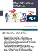 Konsep Dasar Keperawatan Komunitas