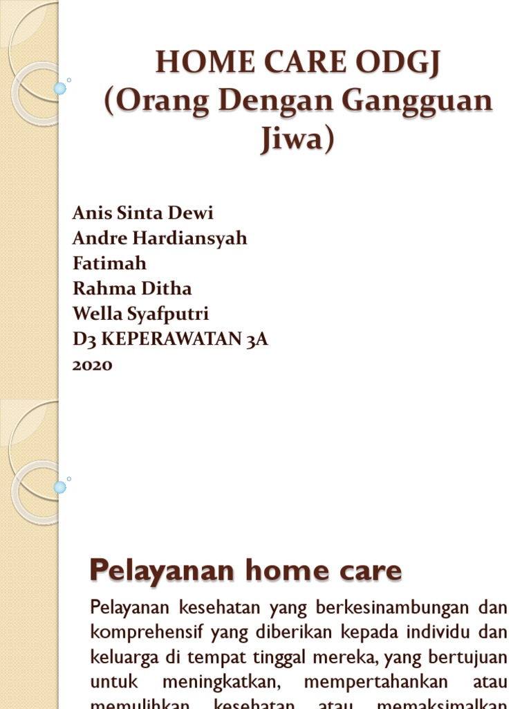 Home Care Keperawatan Jiwa