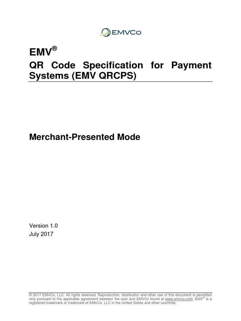 QR Spec PDF | PDF | Emv | Qr Code