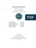 PROPOSAL PKM KEWIRAUSAHAAN (Yang Bener)