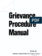 Arizona Department of Public Safety Grievance Procedure Manual