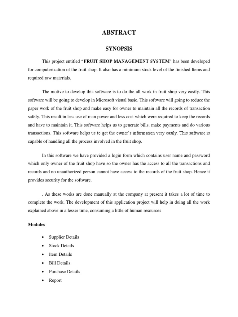 Fruit Shop PDF Invoice Office Equipment