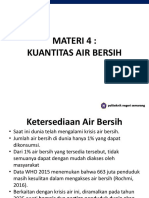 Materi 4 Kuantitas Air