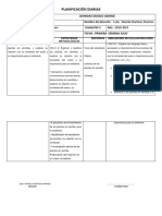 Planificación Diarias CCNN 2018