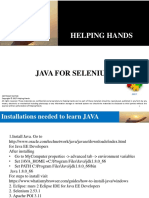 Java for Selenium