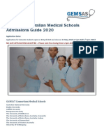 2020 Medicine GEMSAS Admissions Guide v1.7