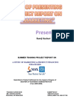 how to Present a Project Report