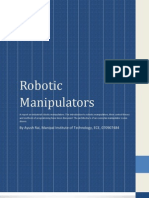 An Introduction To Robotic Manipulators