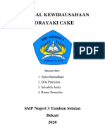 Proposal Kewirausahaan Dorayaki Cake