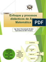 Enfoques y Procesos Didacticos Matematica