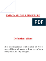 Alloy Material - Phase Diagram