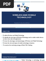 Wireless and Mobile Technology