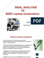 Internal Analysis of Meri Laptop