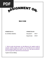 Download Cognitive Model of Consumer Decision Making by ramji SN44686579 doc pdf