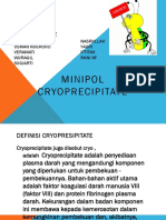 KELOMPOK 2 MINIPOL CRYOPRECIPITATE