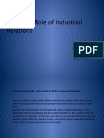 Changing Role of Industrial Relations: By-Shimpy Kapoor Richa Agrawal Nidhi Purohit