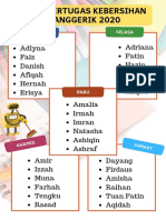 Contoh Jadual Bertugas