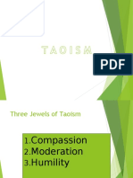 Three Jewels of Taoism: Compassion, Moderation and Humility