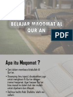 Belajar Maqomat Al Qur'an