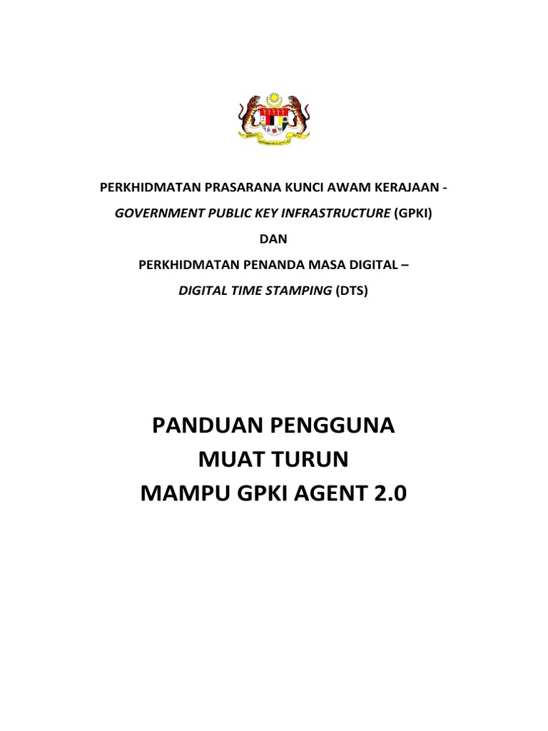 Panduan Pengguna Muat Turun Mampu Gpki Agent 2 0 V1 0 Pdf Pdf